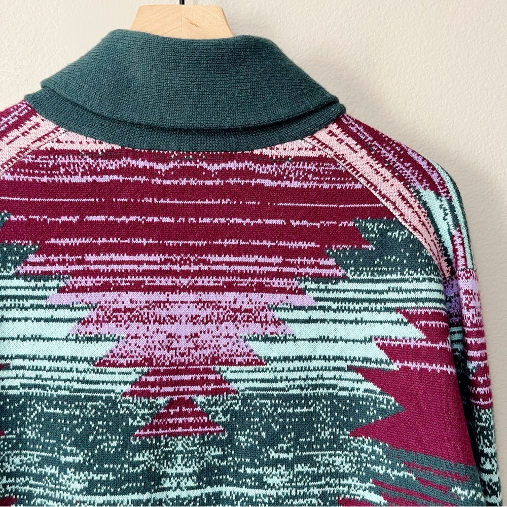 Greyson NWT Ottawa Shawl Cardigan Sweater Aztec Print Men's Size Medium Wool - Picture 9 of 13